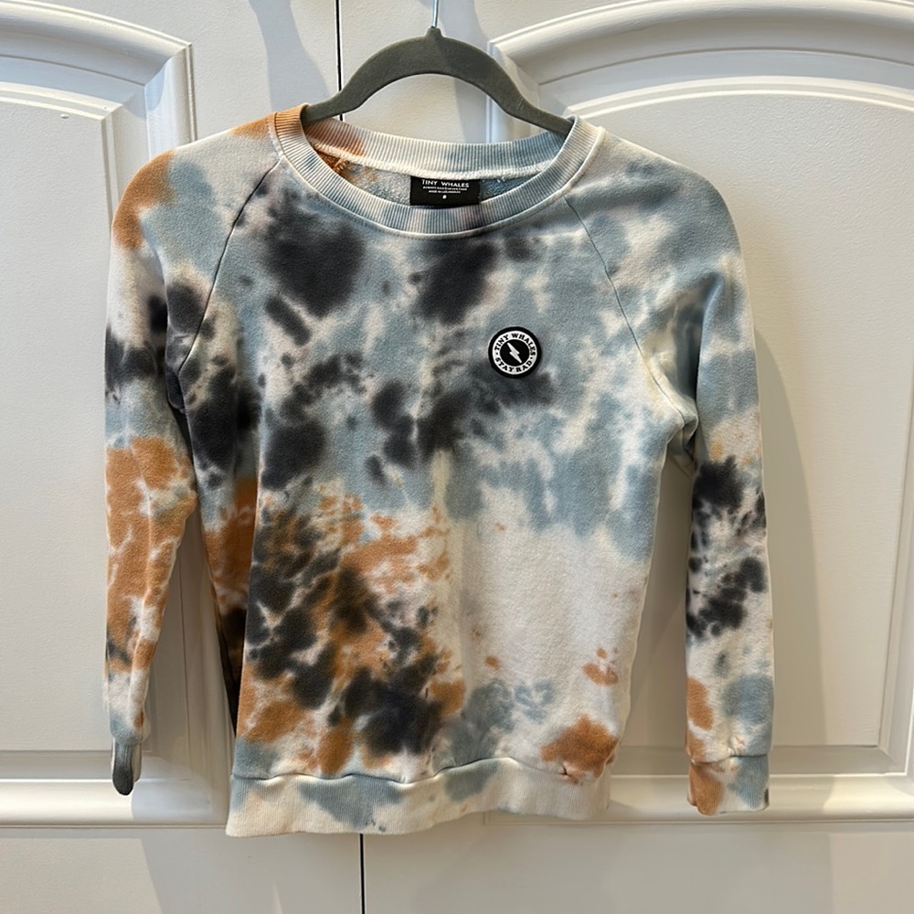 Tiny Whales Boys Tie Dye Sweatshirt